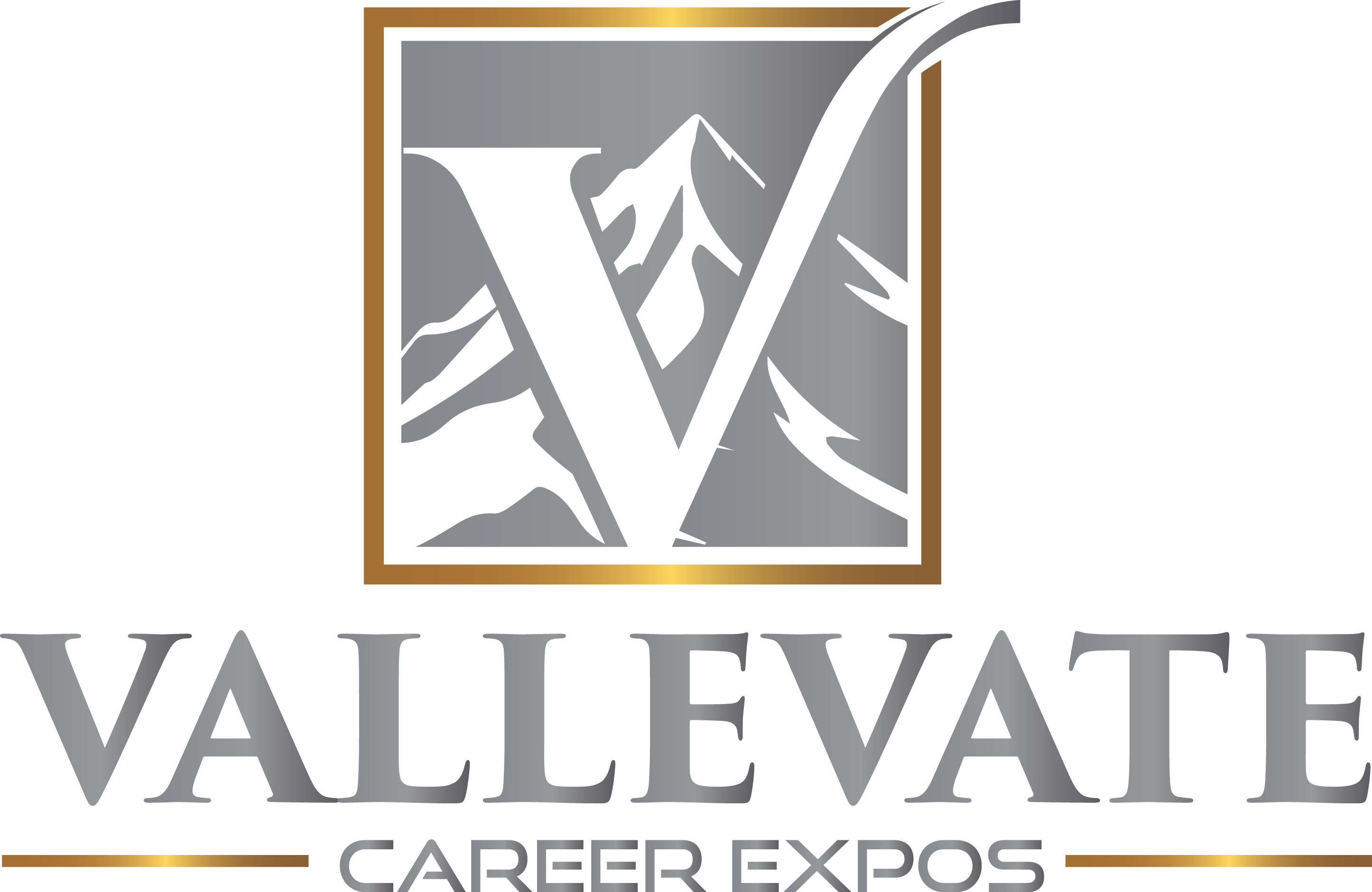 Vallevate Career Expos logo on a white background